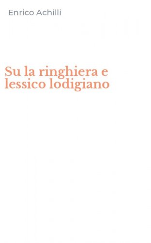 Su la ringhiera e lessico lodigiano