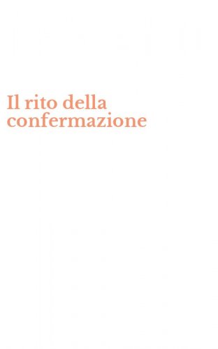 Il rito della confermazione