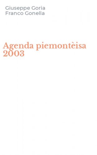 Agenda piemont&egrave;isa 2003