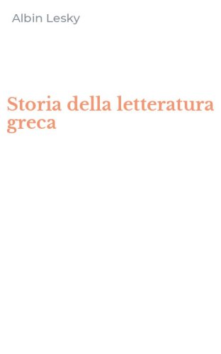 Storia della letteratura greca