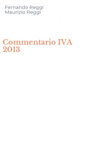 Commentario IVA 2013