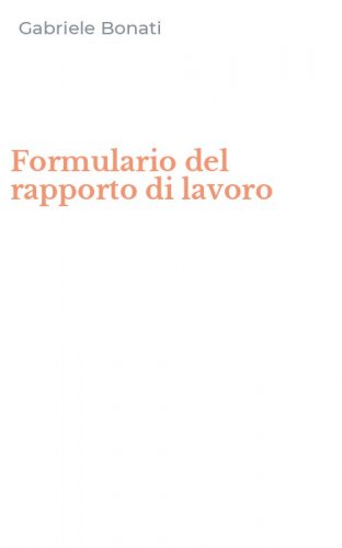 Formulario del rapporto di lavoro