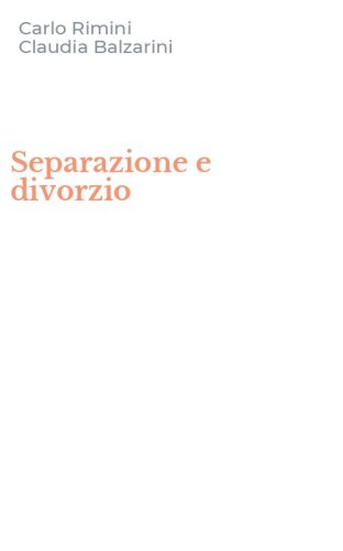 Separazione e divorzio