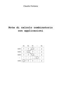 Note di calcolo combinatorio con applicazioni