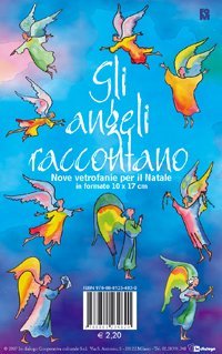 ANGELI RACCONTANO (VETROFANIE) - NOVE VETROFANIE PER IL NATALE