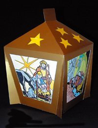 LUCERNA DI NATALE (CONF. 10 PZ.) - CONFEZIONE DA 10 PEZZI