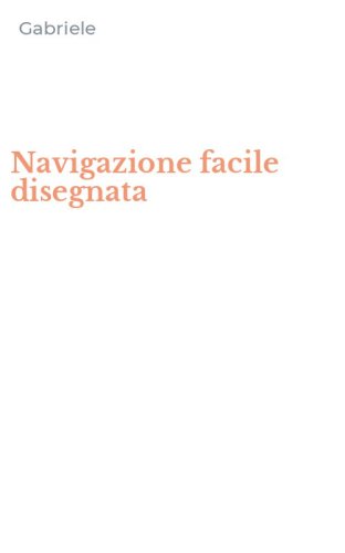 Navigazione facile disegnata