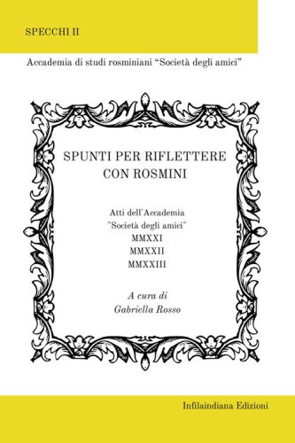 Spunti per riflettere con Rosmini