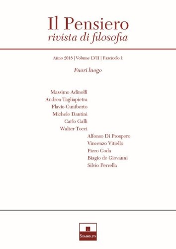 Il pensiero. Rivista di filosofia