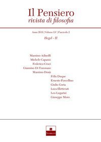 Il pensiero. Rivista di filosofia