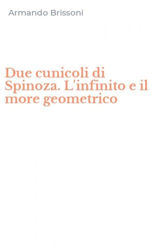 Due cunicoli di Spinoza. L'infinito e il more geometrico