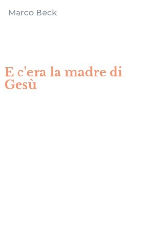 E c'era la madre di Ges&ugrave;