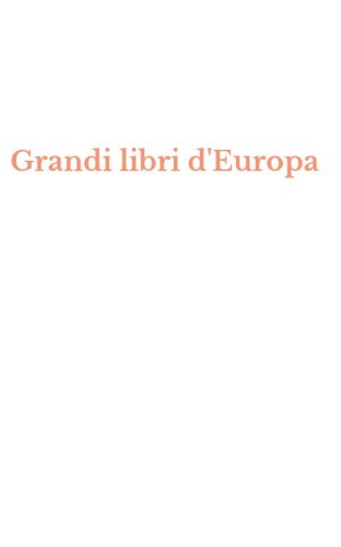 Grandi libri d'Europa