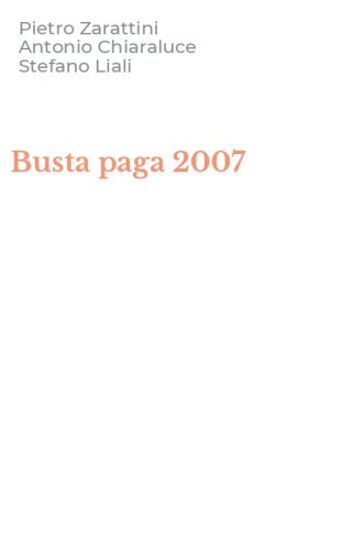Busta paga 2007