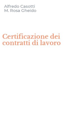 Certificazione dei contratti di lavoro