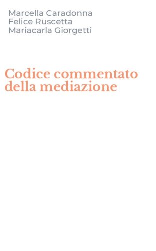 Codice commentato della mediazione