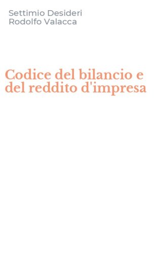 Codice del bilancio e del reddito d'impresa