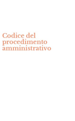 Codice del procedimento amministrativo