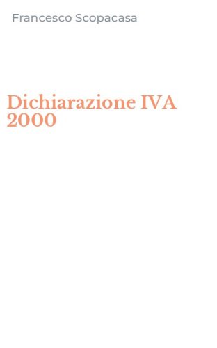Dichiarazione IVA 2000