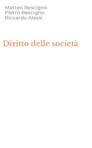 Diritto delle societ&agrave;