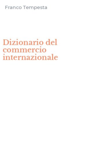 Dizionario del commercio internazionale