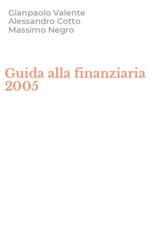 Guida alla finanziaria 2005