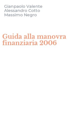 Guida alla manovra finanziaria 2006