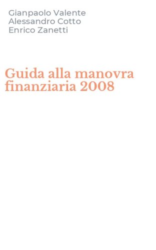 Guida alla manovra finanziaria 2008