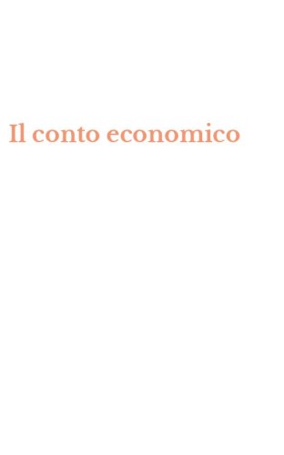 Il conto economico