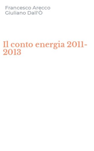 Il conto energia 2011-2013