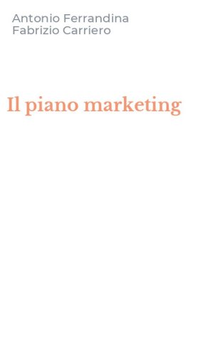 Il piano marketing
