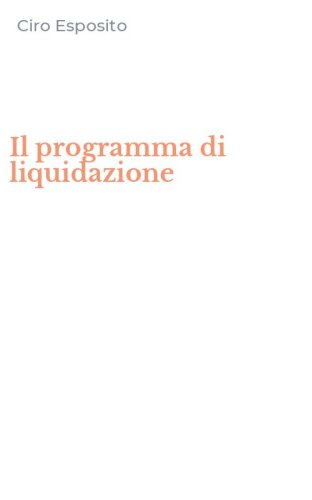 Il programma di liquidazione