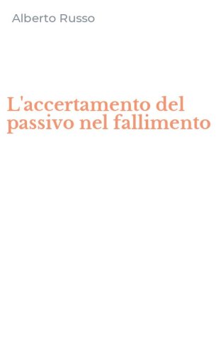 L'accertamento del passivo nel fallimento