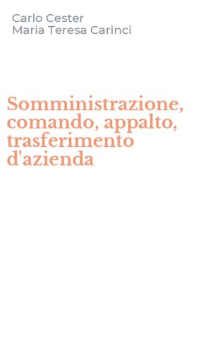 Somministrazione, comando, appalto, trasferimento d'azienda