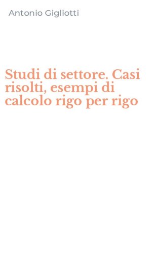 Studi di settore. Casi risolti, esempi di calcolo rigo per rigo