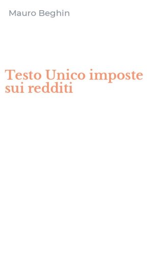 Testo Unico imposte sui redditi