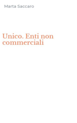 Unico. Enti non commerciali