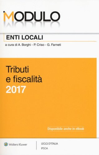 Modulo enti locali 2017. Tributi e fiscalit&agrave;