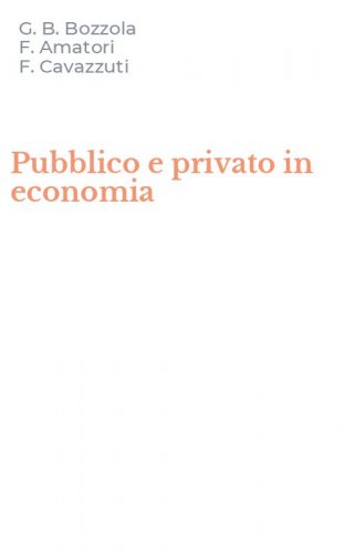 Pubblico e privato in economia