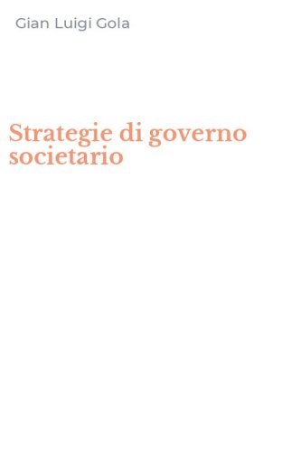 Strategie di governo societario