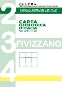 Carta geologica d'Italia alla scala 1:50.000 F&deg; 234. Fivizzano