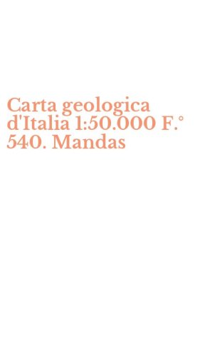 Carta geologica d'Italia 1:50.000 F.&deg; 540. Mandas