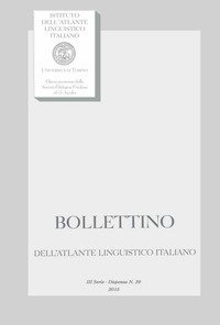 Bollettino dell'Atlante Linguistico Italiano. 3&ordf; serie