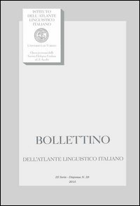 Bollettino dell'Atlante Linguistico Italiano. 3&ordf; serie