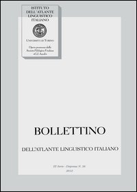Bollettino dell'Atlante Linguistico Italiano
