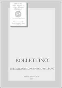 Bollettino dell'Atlante Linguistico Italiano