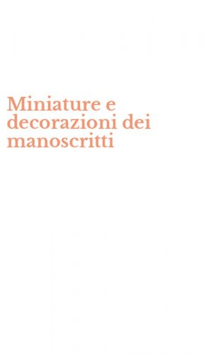 Miniature e decorazioni dei manoscritti