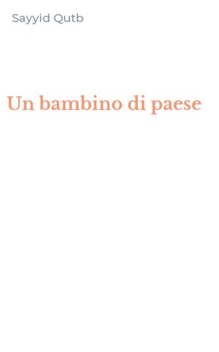 Un bambino di paese