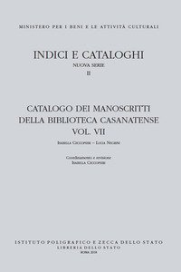 Catalogo dei manoscritti della Biblioteca Casanatense