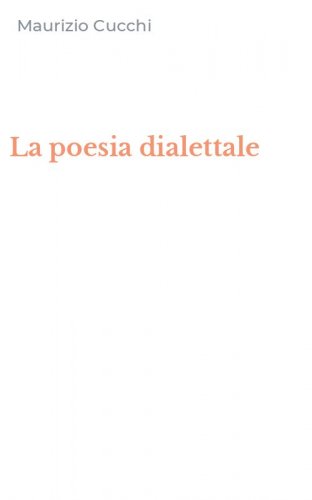 La poesia dialettale